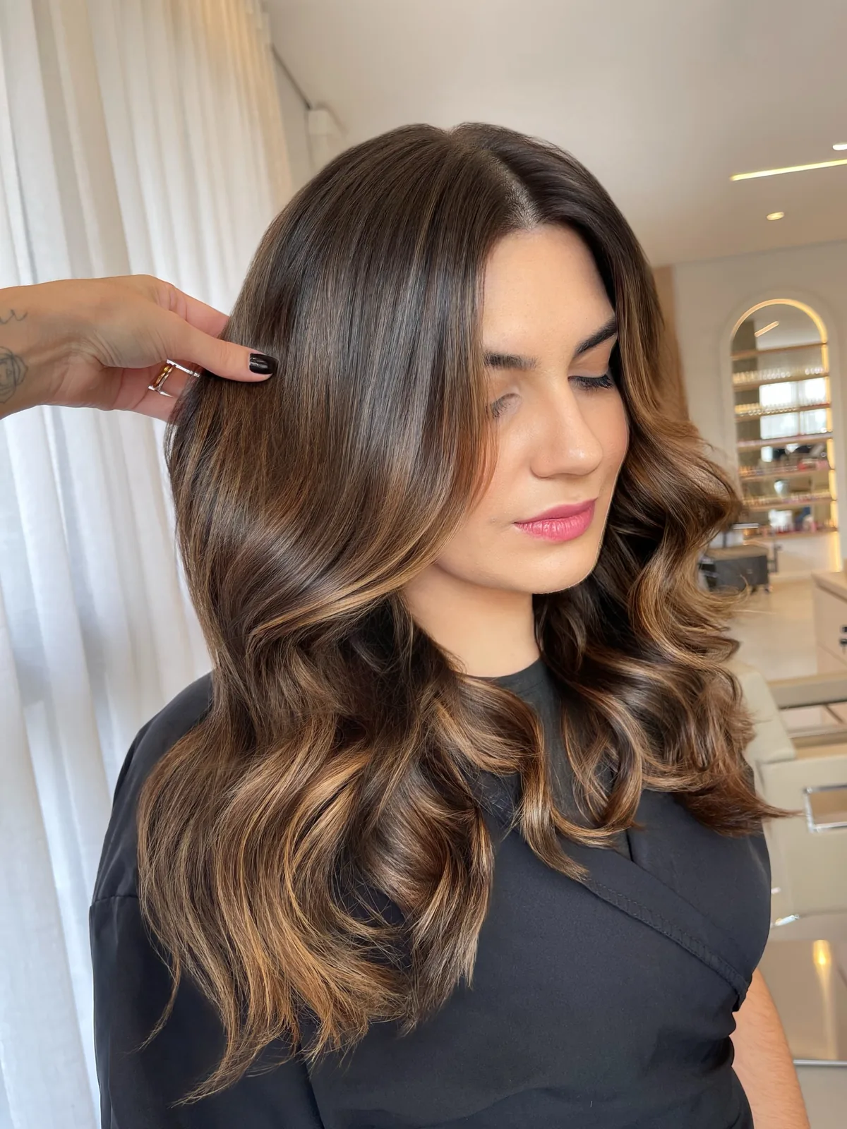 Acabamento de mechas